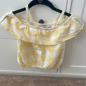 Used Janie and jack o cold shoulder top